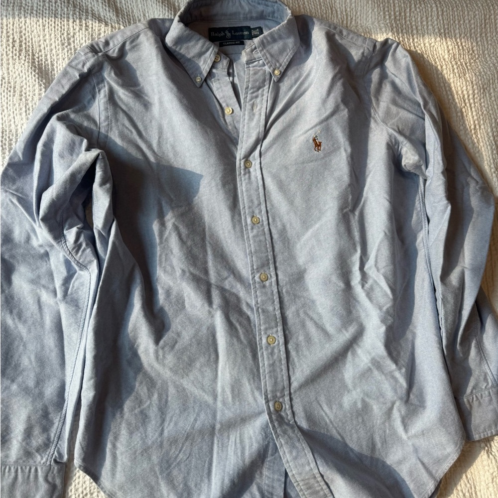 Ralph Lauren Light Blue Casual/Dress Button Down Shirt